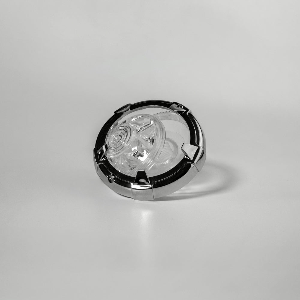 E14 Flat Cabochon Cap – Cap & Base – Surface Mounted