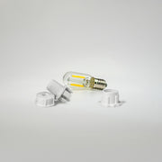 E14 LED Filament Pygmy Complete Fitting – Glass – T20