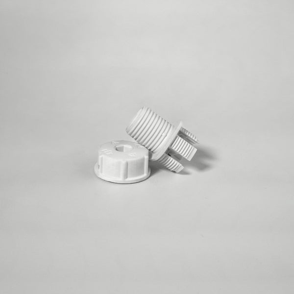 E14 Spike Lamp Holder & Nut - Self-Piercing