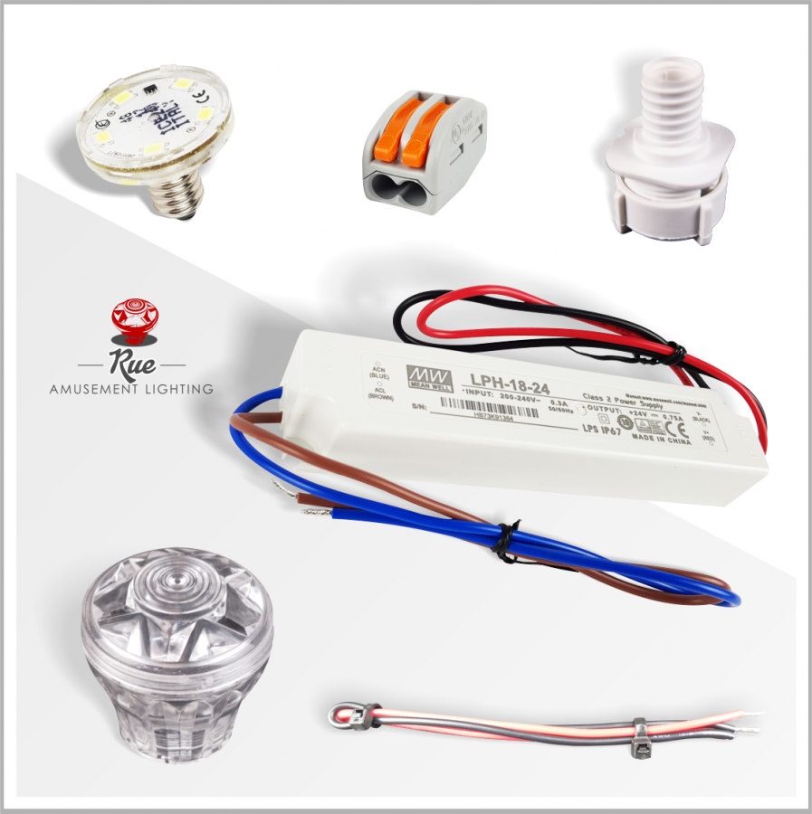 E10 Cabochon Lighting Kit - 24v