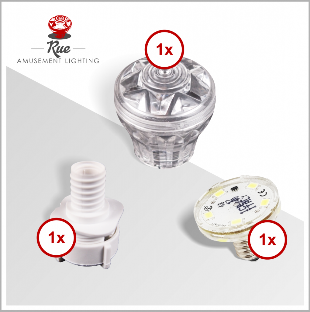 E10 Complete / Extra Fitting 24v Rue Amusement Lighting
