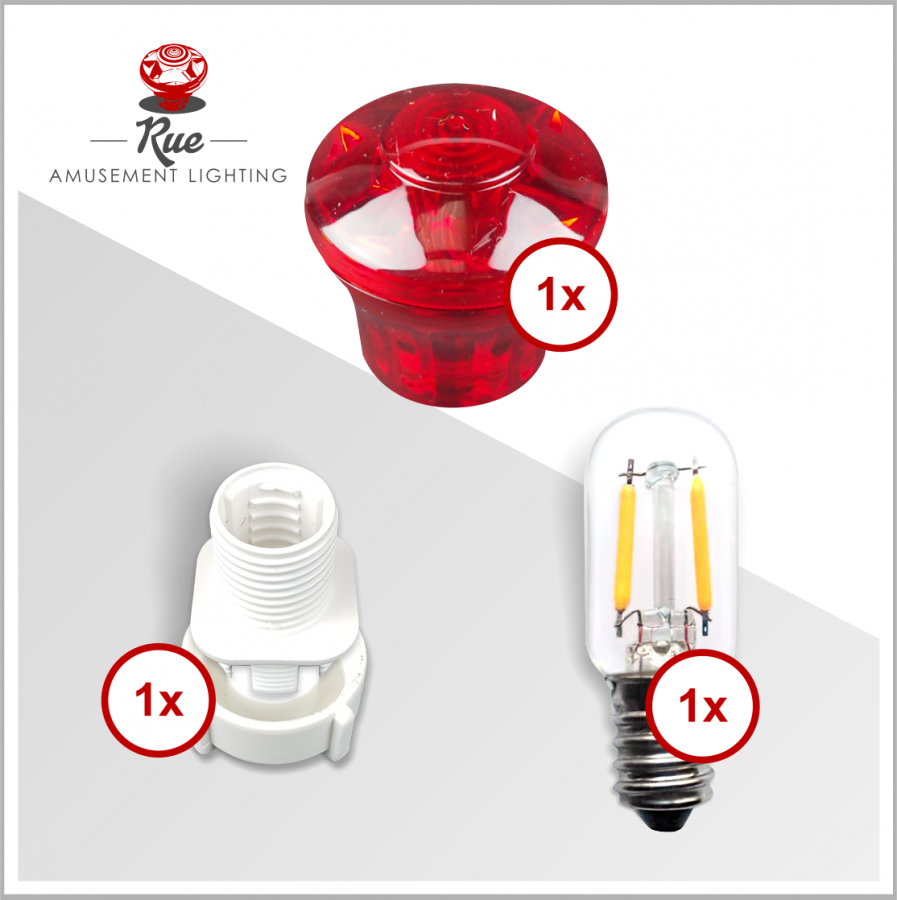 E14 Complete Fairground Fitting - Filament LED